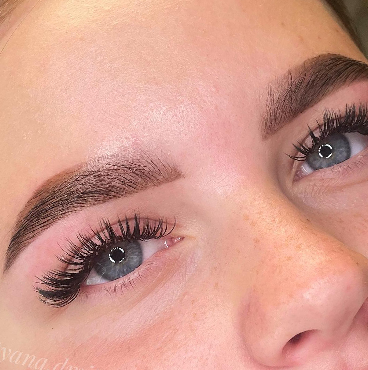 Wimpernverlängerung Ergebnis